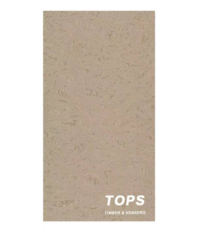 Bird's Eye 0.4mm reconstituted veneer — close-up