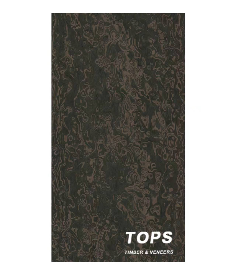 Dark Drift 0.4mm reconstituted veneer — close-up