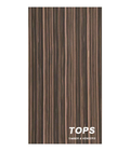 Stripe Ebony 0.4mm reconstituted veneer — close-up