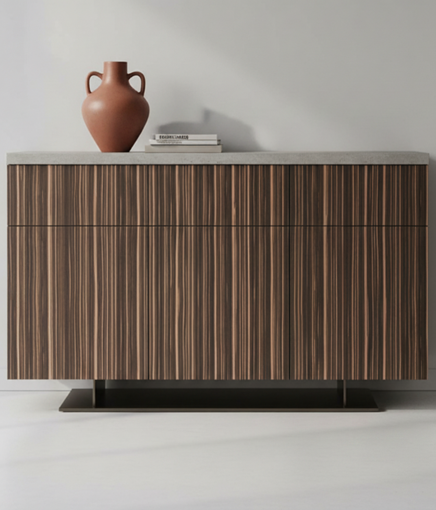 Stripe Ebony 0.4mm reconstituted veneer — application photo 1
