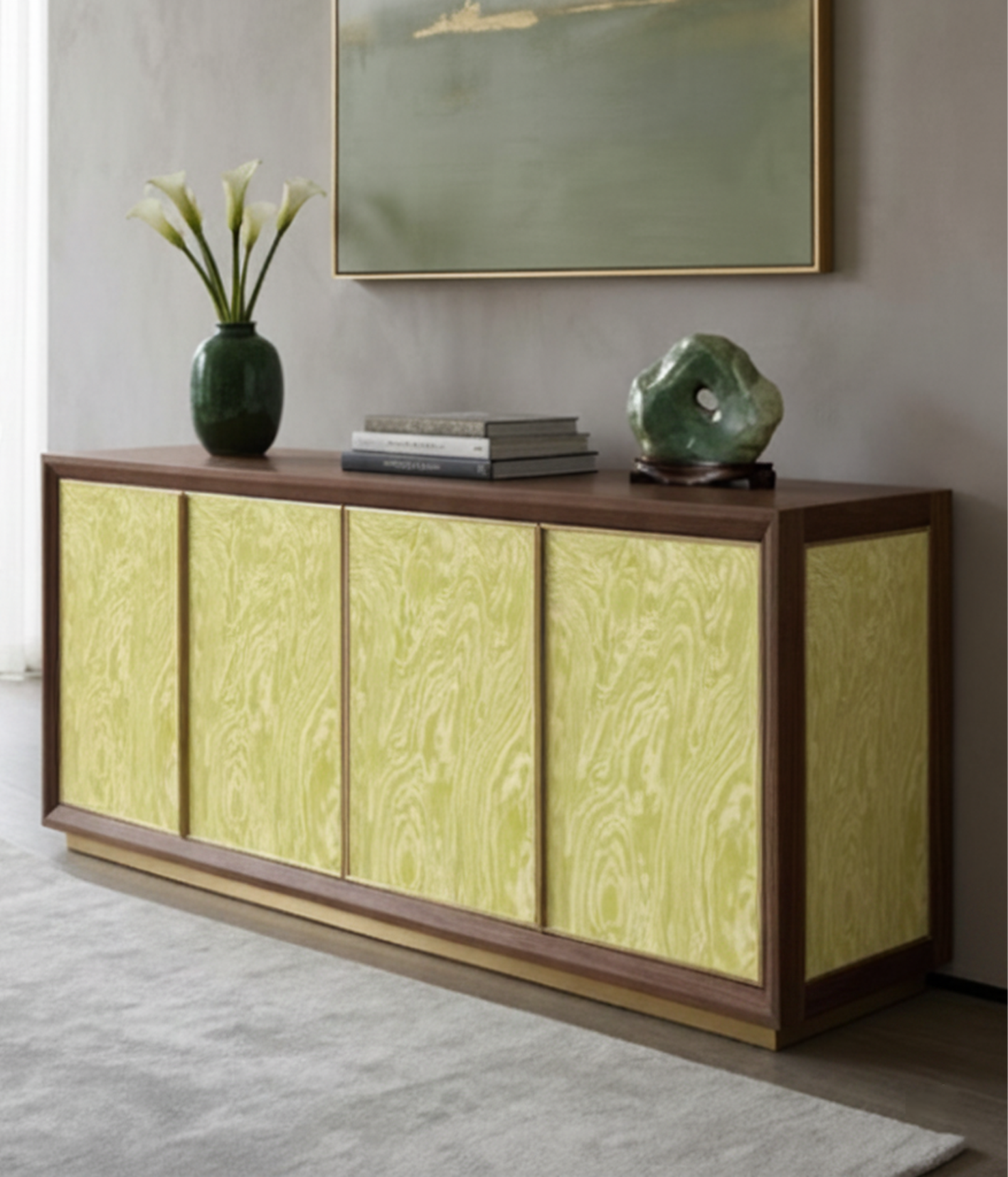 Golden Cascade 0.4mm reconstituted veneer — application photo 3