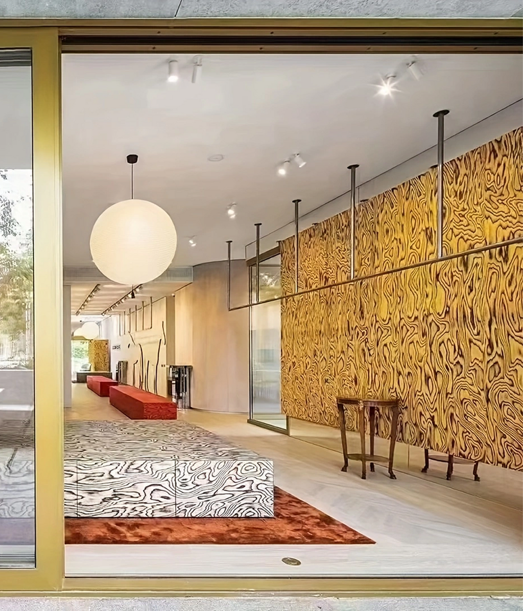 Yellow Maple 0.4mm reconstituted veneer — application photo 3